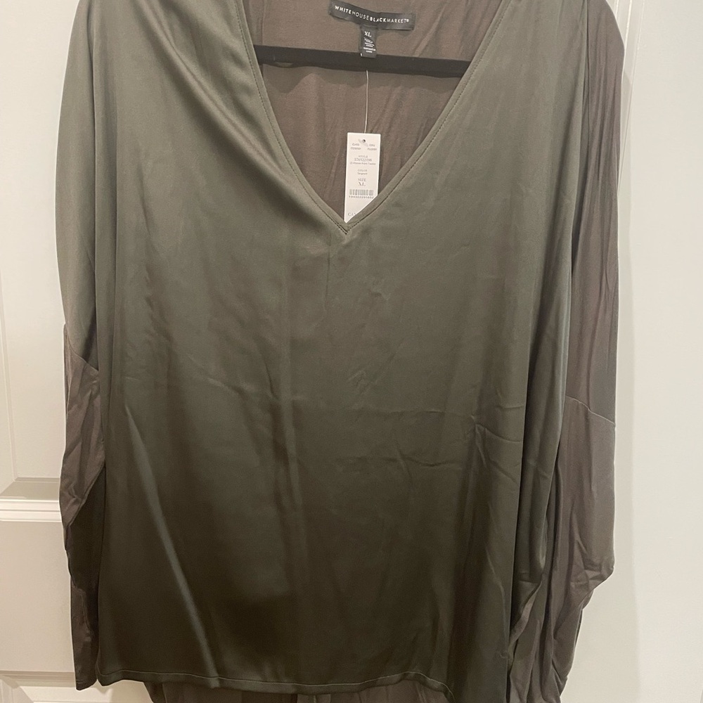 Green blouse